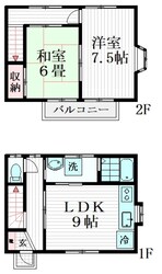 メゾンTS-B棟の物件間取画像